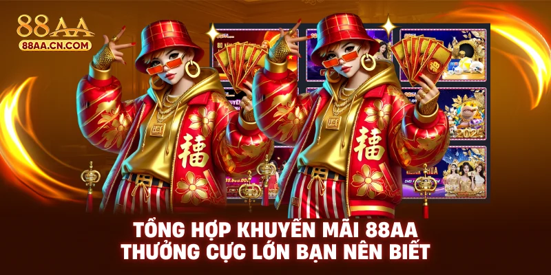 Tổng hợp khuyến mãi 88aa thưởng cực lớn bạn nên biết